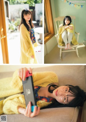 A magazine with a picture of a young woman on the cover.